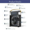 3-in-1 Portable Air Conditioner Fan with LED Light - USB Cooling Dubai UAE