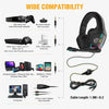Gaming Headset RGB Wired - Professional PS4 PC Computer Headphones | UAE