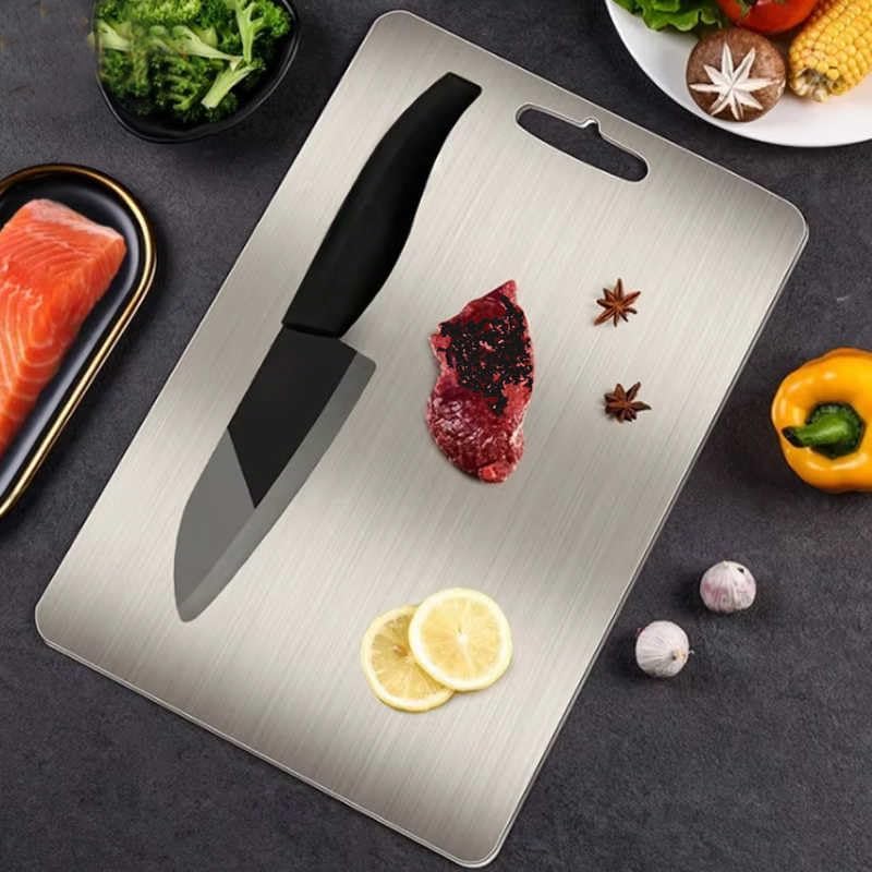 Titanium Chopping Board - Premium Food Prep Cutting Board | UAE Kitchens